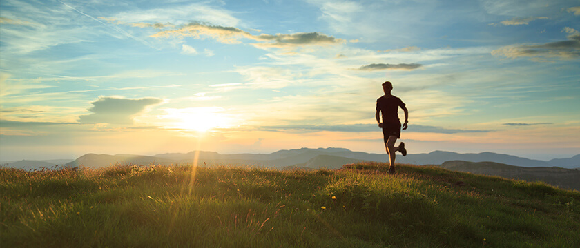 Runner at Sunset