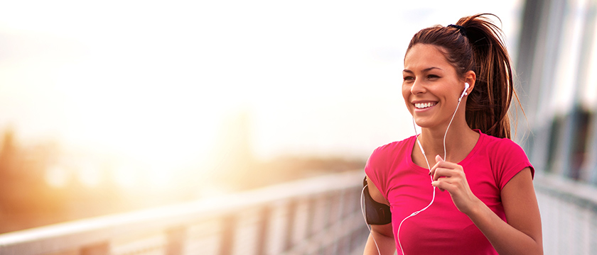 Young Woman Running