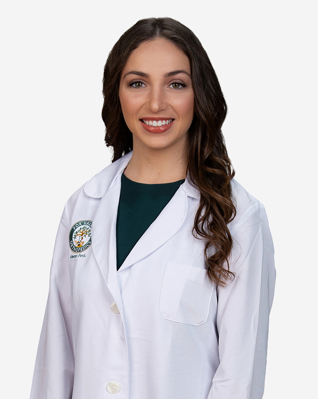 Alexis Zocher, PA-C, orthopedic physician assistant and hand and wrist specialist at Fox Valley Orthopedics