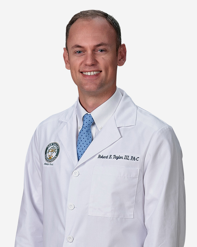 Robert Taylor, PA-C, orthopedic physician assistant and joint replacement specialist at Fox Valley Orthopedics