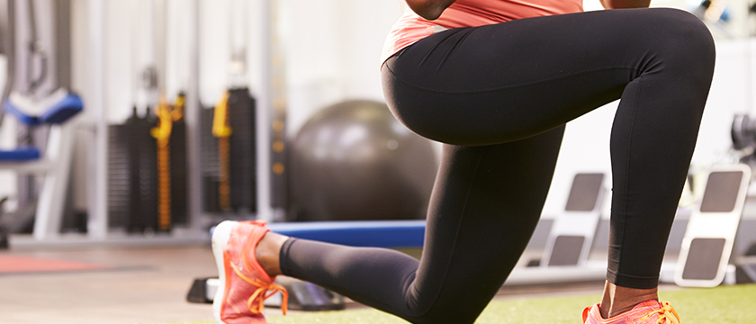 Woman Lunging
